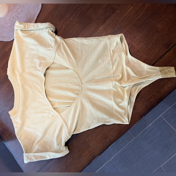 Lululemon heavyweight cotton T-shirt bodysuit - Picture 4 of 5